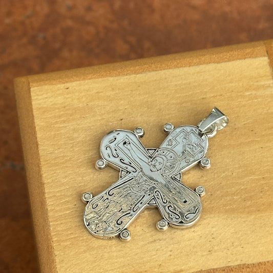 Sterling Silver Dagmar Cross Medal Pendant