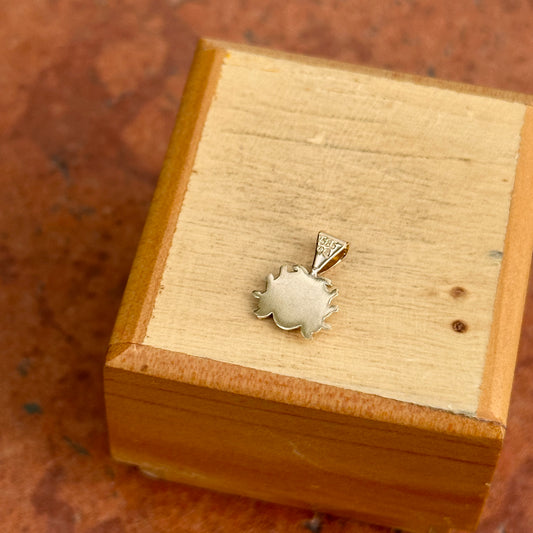 14KT Yellow Gold Medusa Head Pendant Charm