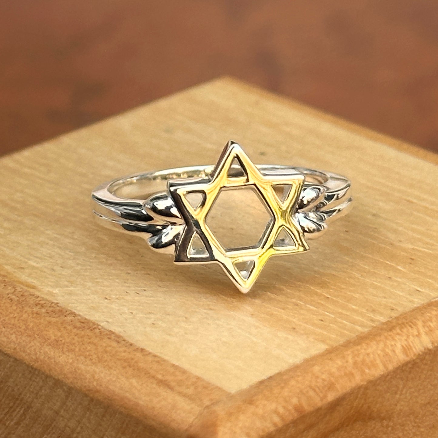 Sterling Silver Star of David Ring