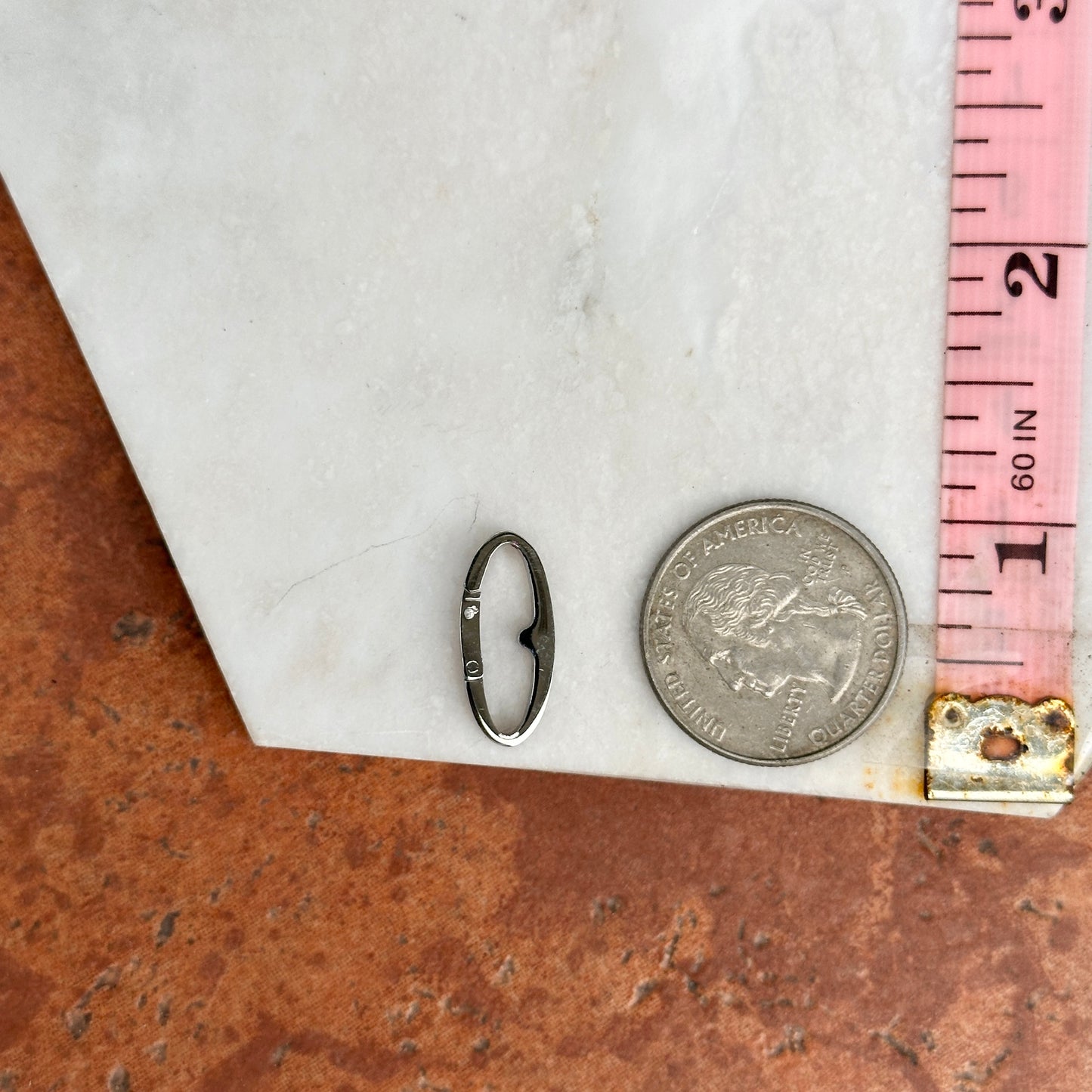 Stainless Steel Oval Pearl Shortener/ Pendant Enhancer - LSJ
