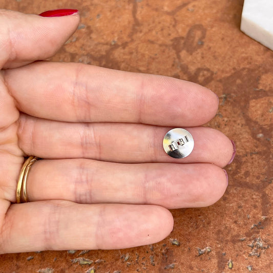Sterling Silver Heavy 10mm Replacement Earring Backs Studs