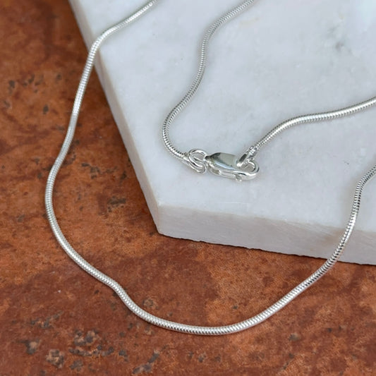 Sterling Silver 1.50mm Snake Chain Necklace