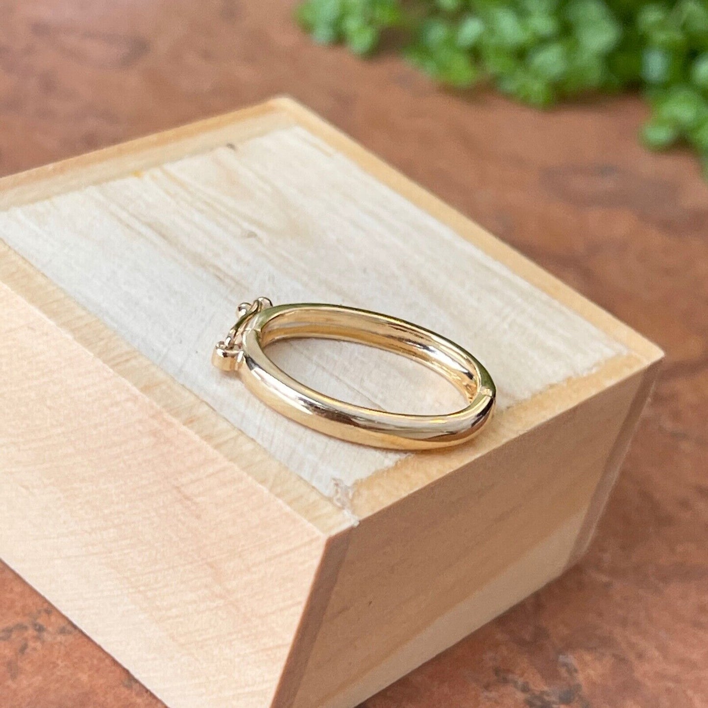 14KT Yellow Gold Pearl Shortener Clasp Enhancer