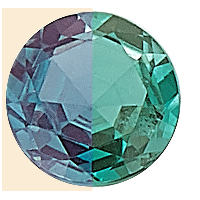 Custom 14KT Yellow Gold Alexandrite Passion Cross Pendant