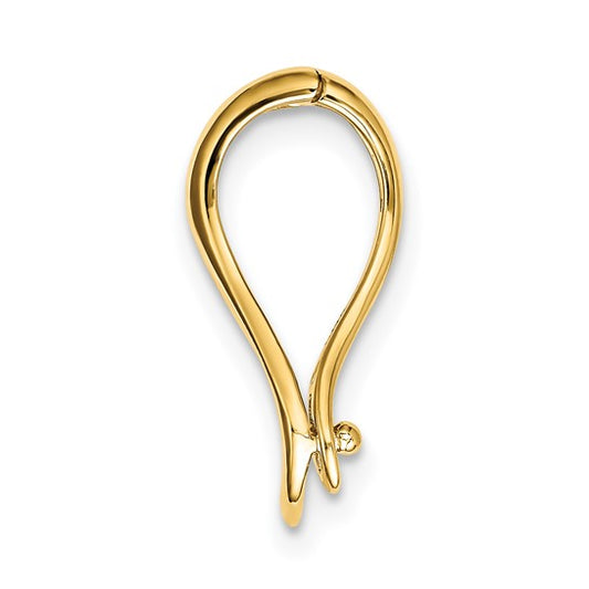 14KT Yellow Gold Pearl Enhancer Pendant Hanger
