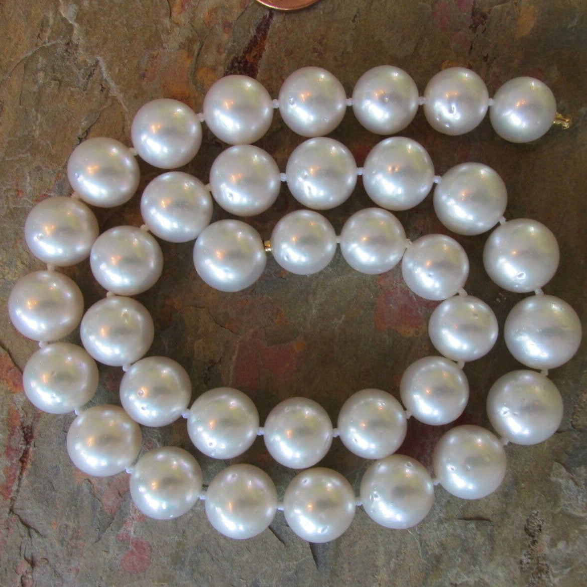 18KT Yellow Gold Paspaley South Sea Pearl Strand Necklace 11~12 mm, 18KT Yellow Gold Paspaley South Sea Pearl Strand Necklace 11~12 mm - Legacy Saint Jewelry