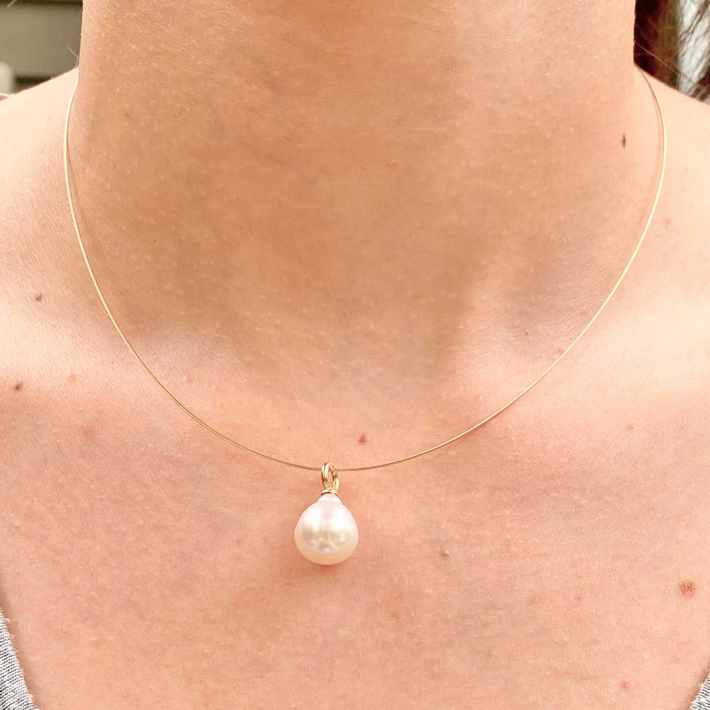 14KT Yellow Gold Paspaley South Sea Pearl Simple Pendant 10mm/ FINE, 14KT Yellow Gold Paspaley South Sea Pearl Simple Pendant 10mm/ FINE - Legacy Saint Jewelry