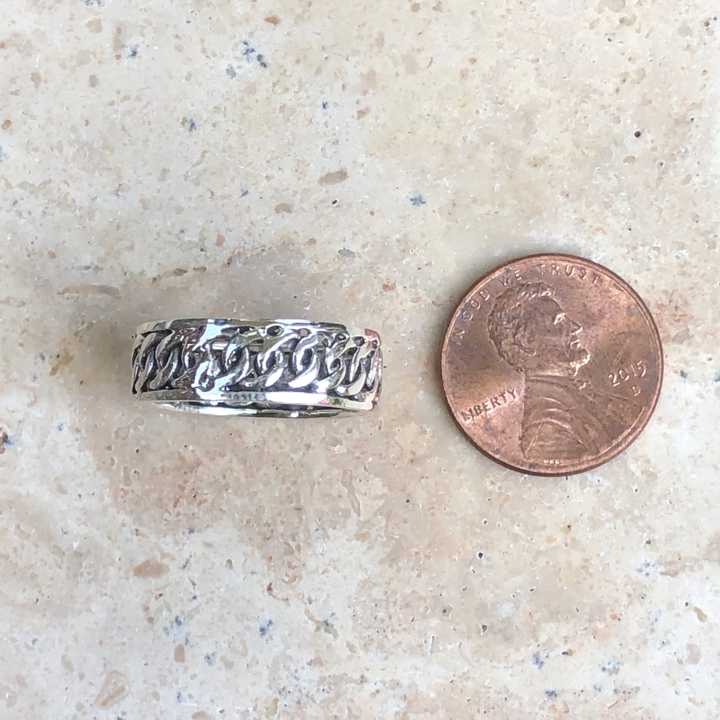 Sterling Silver Celtic Trinity Open Weave Ring Size 7, Sterling Silver Celtic Trinity Open Weave Ring Size 7 - Legacy Saint Jewelry