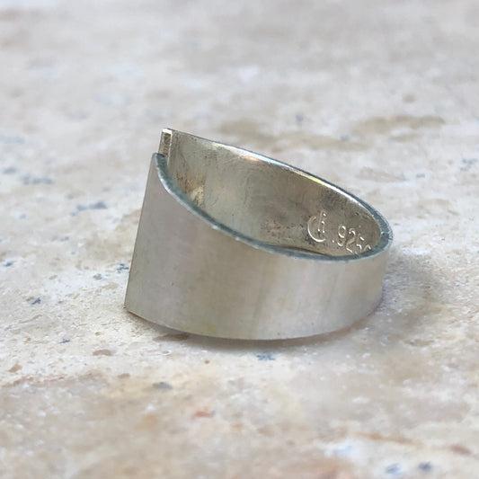 Sterling Silver Matte Flat-End Shank Ring Size 6, Sterling Silver Matte Flat-End Shank Ring Size 6 - Legacy Saint Jewelry