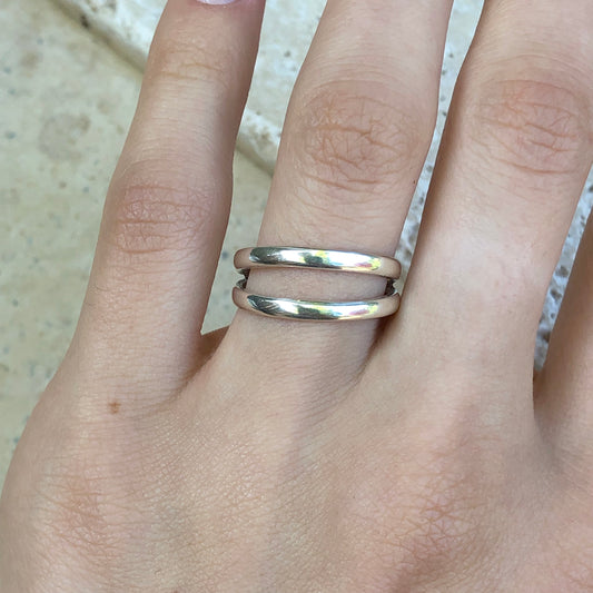 Sterling Silver Double Polished Band Ring Size 7, Sterling Silver Double Polished Band Ring Size 7 - Legacy Saint Jewelry