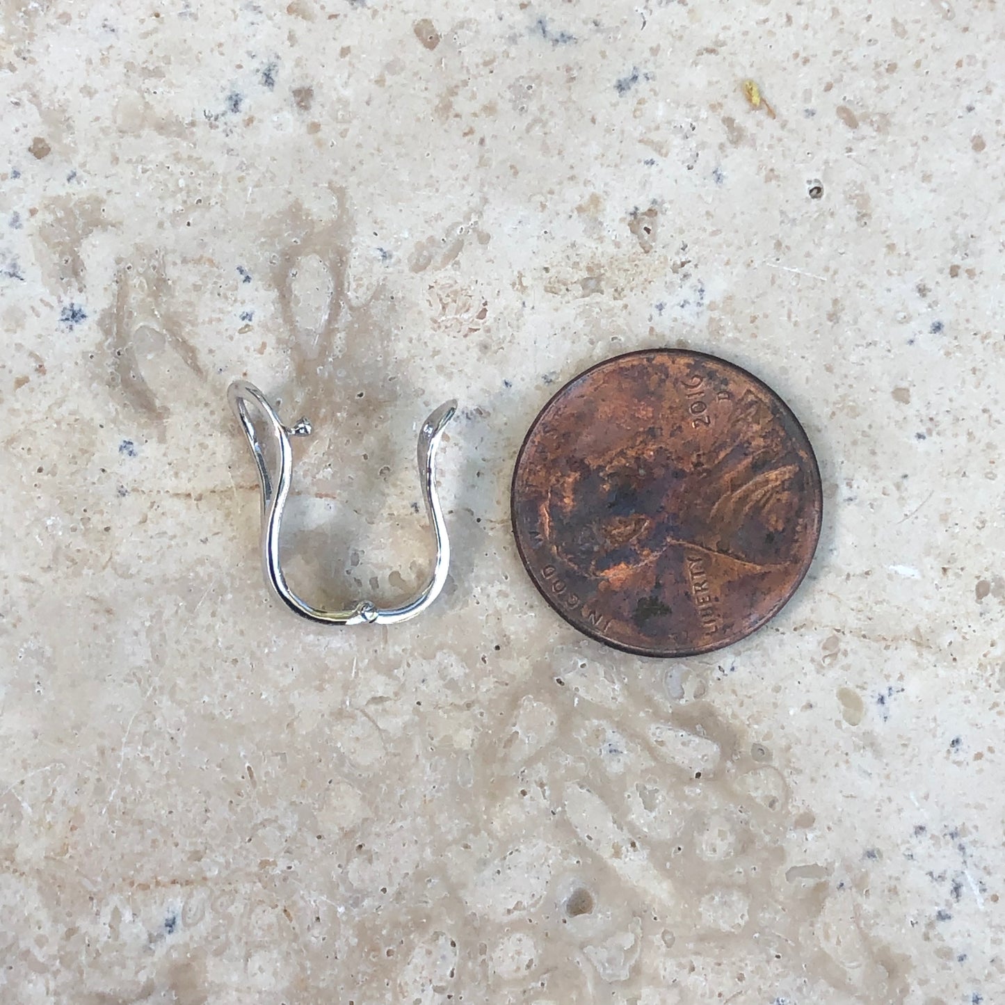 14KT White Gold Pearl Enhancer Pendant Hanger, 14KT White Gold Pearl Enhancer Pendant Hanger - Legacy Saint Jewelry