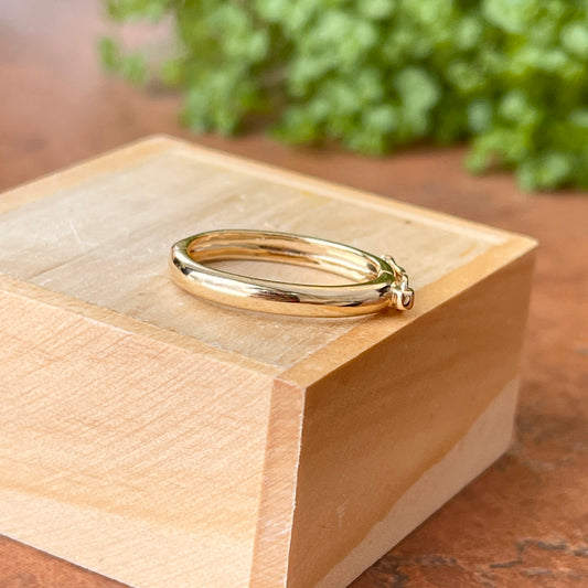 14KT Yellow Gold Oval Pearl Shortener Clasp 17mm x 13mm