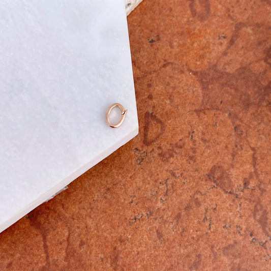 14KT Rose Gold Small Bail Pendant Enhancer 3.5mm