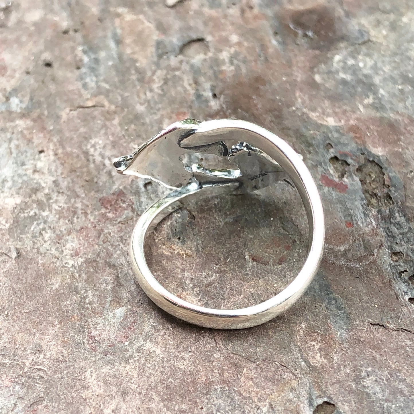 Sterling Silver Double Horse Head Bypass Ring, Sterling Silver Double Horse Head Bypass Ring - Legacy Saint Jewelry