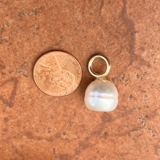 14KT Yellow Gold Paspaley South Sea Pearl Simple Pendant 12mm/ FINE #2, 14KT Yellow Gold Paspaley South Sea Pearl Simple Pendant 12mm/ FINE #2 - Legacy Saint Jewelry