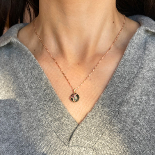 10KT Rose Gold Solid 1.50mm Cable Chain Necklace