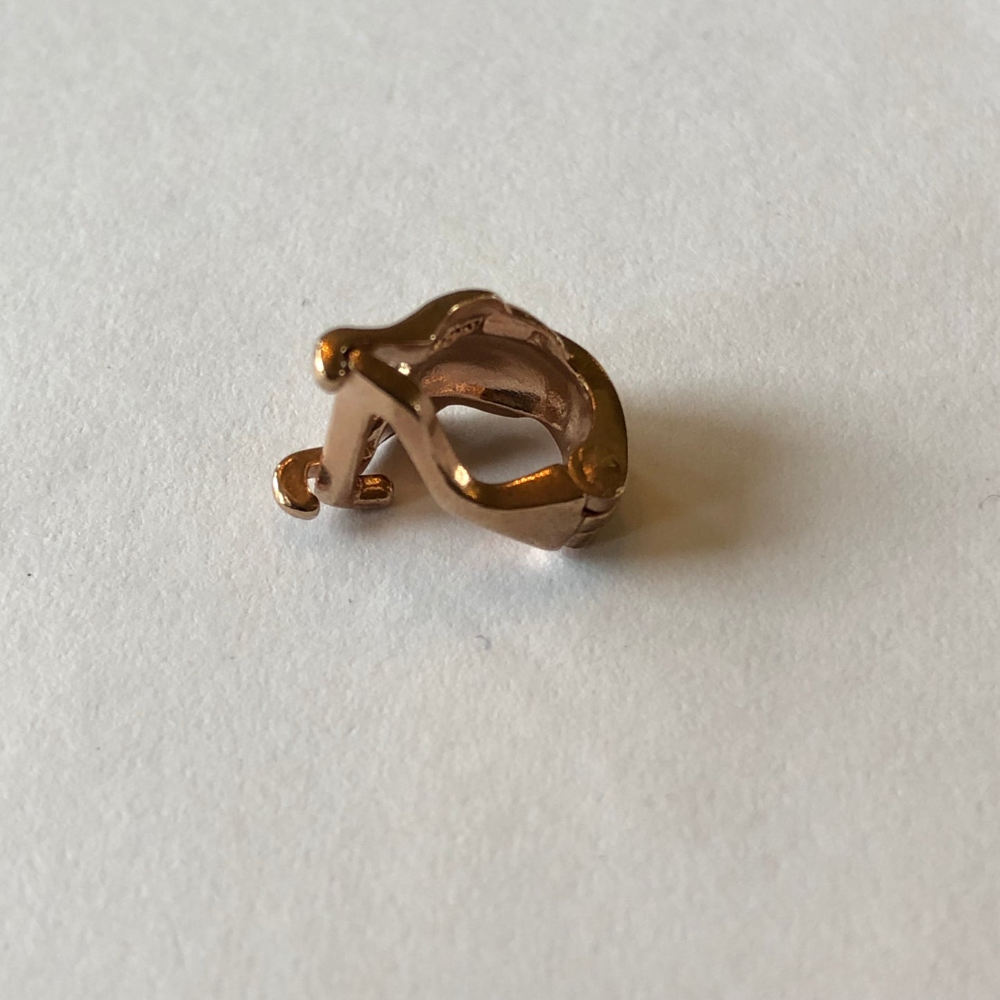 14KT Rose Gold Slide Pendant Hanger Enhancer, 14KT Rose Gold Slide Pendant Hanger Enhancer - Legacy Saint Jewelry