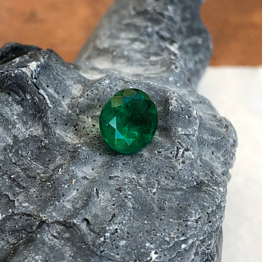 Colombian Oval Cut Faceted Loose Emerald 1.77 CT, Colombian Oval Cut Faceted Loose Emerald 1.77 CT - Legacy Saint Jewelry