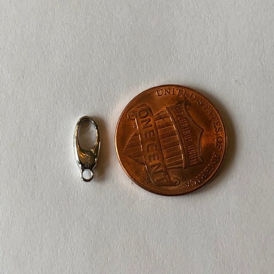 14KT White Gold Slide Pendant Enhancer Bail Hanger, 14KT White Gold Slide Pendant Enhancer Bail Hanger - Legacy Saint Jewelry