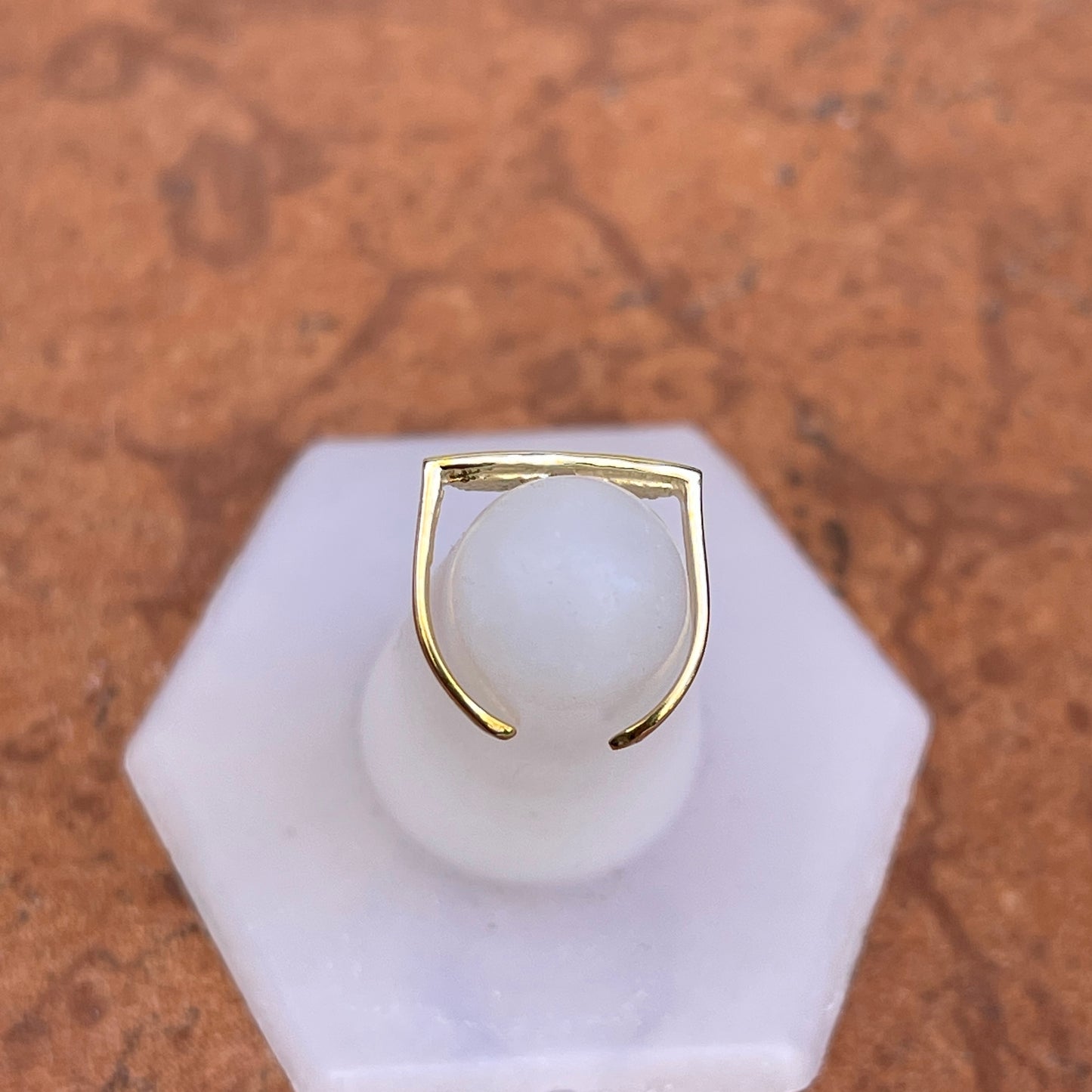 14KT Yellow Gold Black Enamel Sunglasses Toe Ring