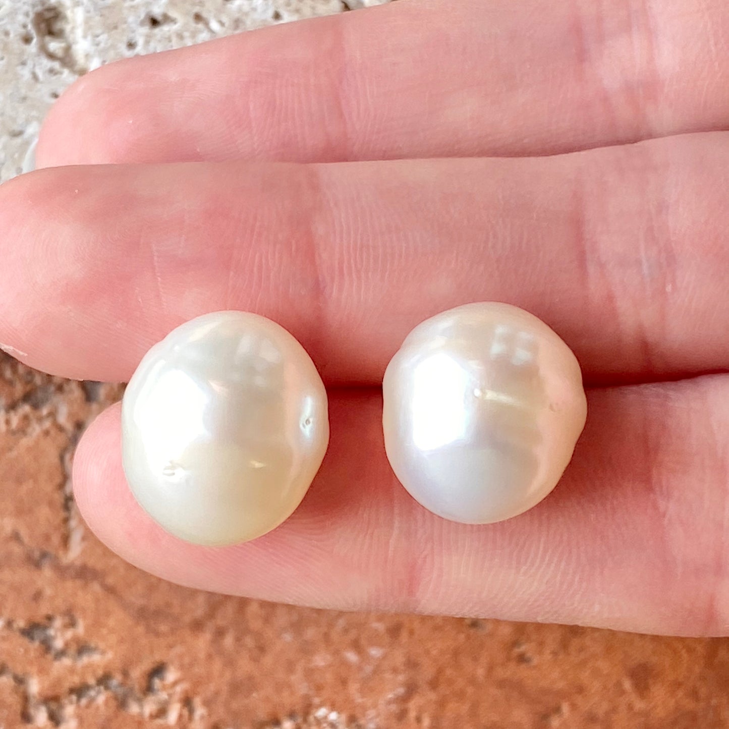 Genuine Paspaley South Sea Loose Pearl Pair "Fashion" Quality 14mm, Genuine Paspaley South Sea Loose Pearl Pair "Fashion" Quality 14mm - Legacy Saint Jewelry
