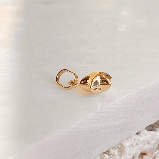 14KT Yellow Gold 3D Puffed Mini Star Pendant Charm, 14KT Yellow Gold 3D Puffed Mini Star Pendant Charm - Legacy Saint Jewelry