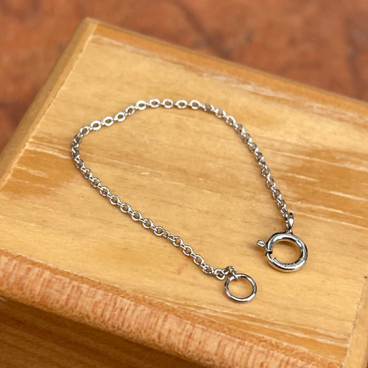 Platinum Cable Chain Necklace Extender