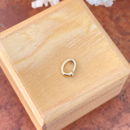 14KT Yellow Gold Small Bail Pendant Enhancer 3.5mm