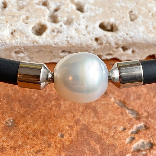 18KT White Gold Paspaley South Sea Pearl Pendant Swap 11mm "Fine", 18KT White Gold Paspaley South Sea Pearl Pendant Swap 11mm "Fine" - Legacy Saint Jewelry