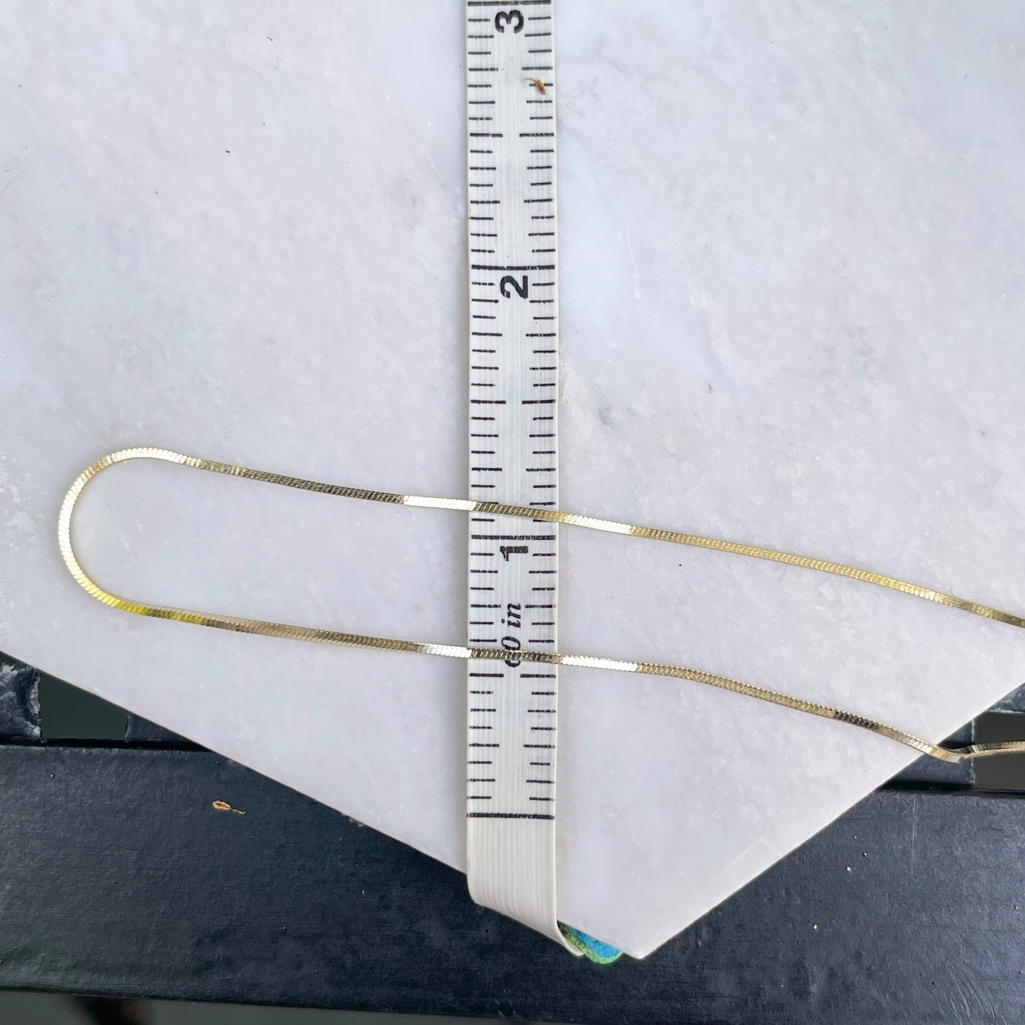 14KT Yellow Gold Diamond-Cut 1.2mm Squared Snake Chain Necklace