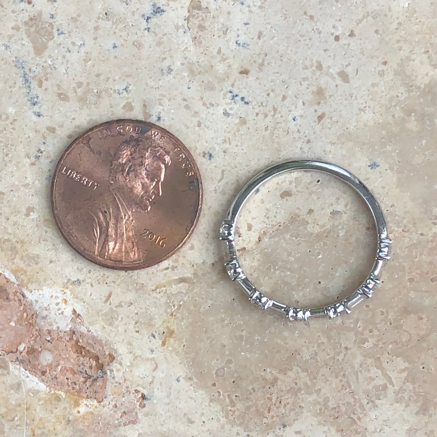 14KT White Gold 1/2 CTW Baguette Wedding Band Ring Size 7, 14KT White Gold 1/2 CTW Baguette Wedding Band Ring Size 7 - Legacy Saint Jewelry