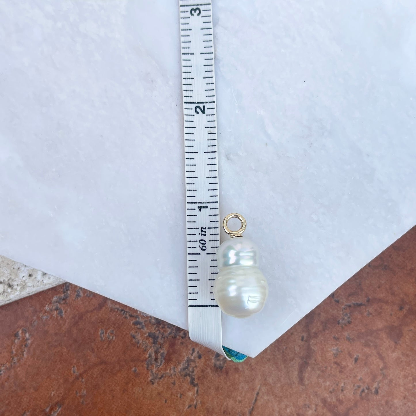 14KT Yellow Gold Paspaley South Sea Pearl Simple Pendant 13mm #11