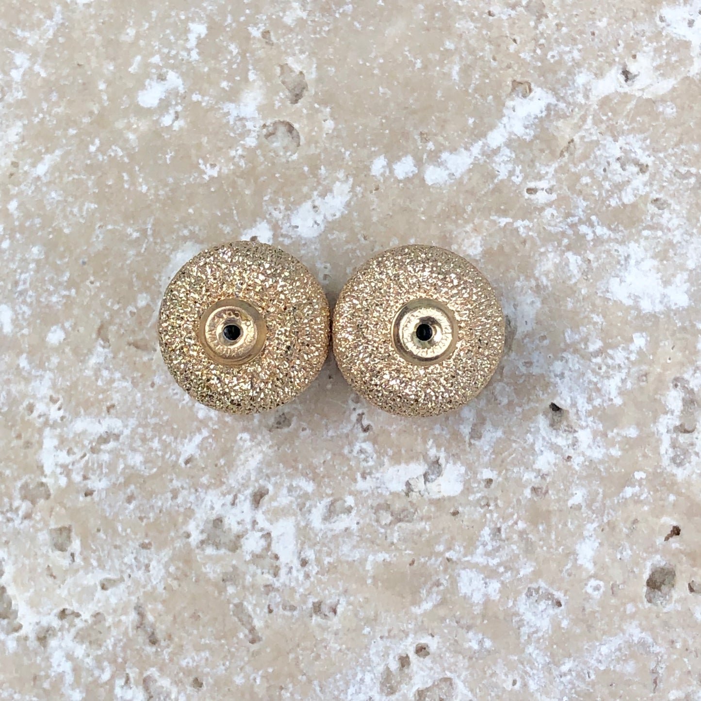 Yellow Gold-Filled Diamond-Cut Earring Backs, Yellow Gold-Filled Diamond-Cut Earring Backs - Legacy Saint Jewelry