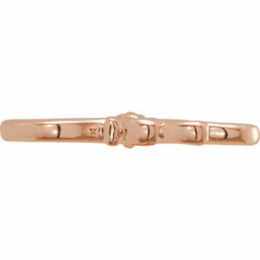 14KT Rose Gold Stylized S-Hook Extender Clasp, 14KT Rose Gold Stylized S-Hook Extender Clasp - Legacy Saint Jewelry