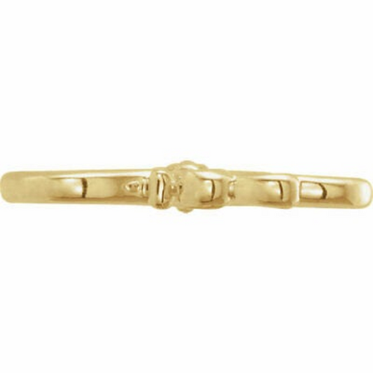 14KT Yellow Gold Stylized S-Hook Extender Clasp, 14KT Yellow Gold Stylized S-Hook Extender Clasp - Legacy Saint Jewelry