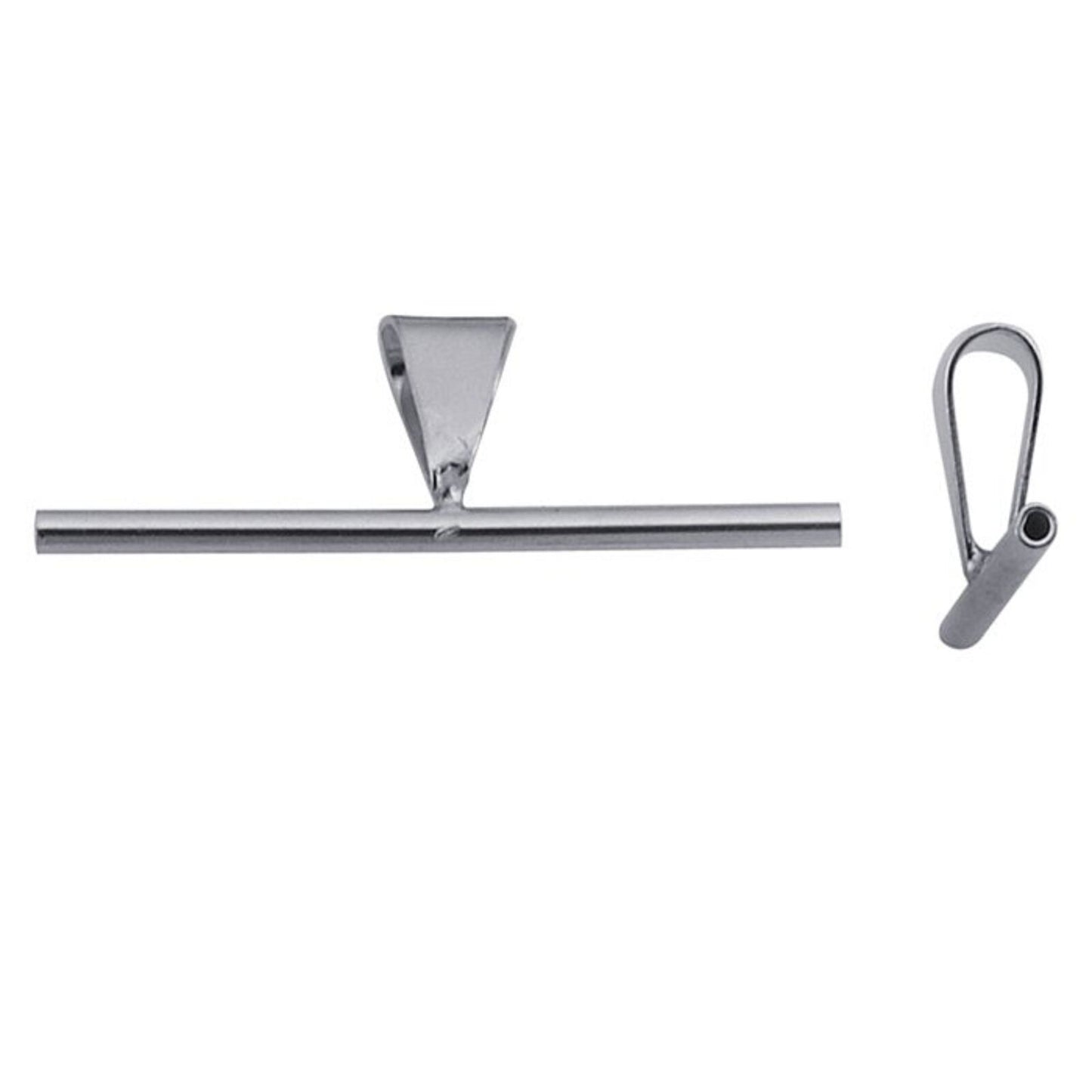 Sterling Silver Pin Brooch Converter 30mm, Sterling Silver Pin Brooch Converter 30mm - Legacy Saint Jewelry