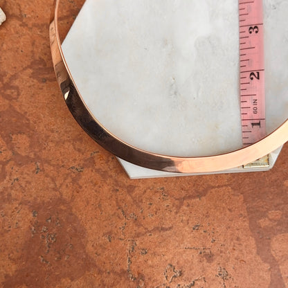 Copper Stiff Round Collar Necklace - LSJ