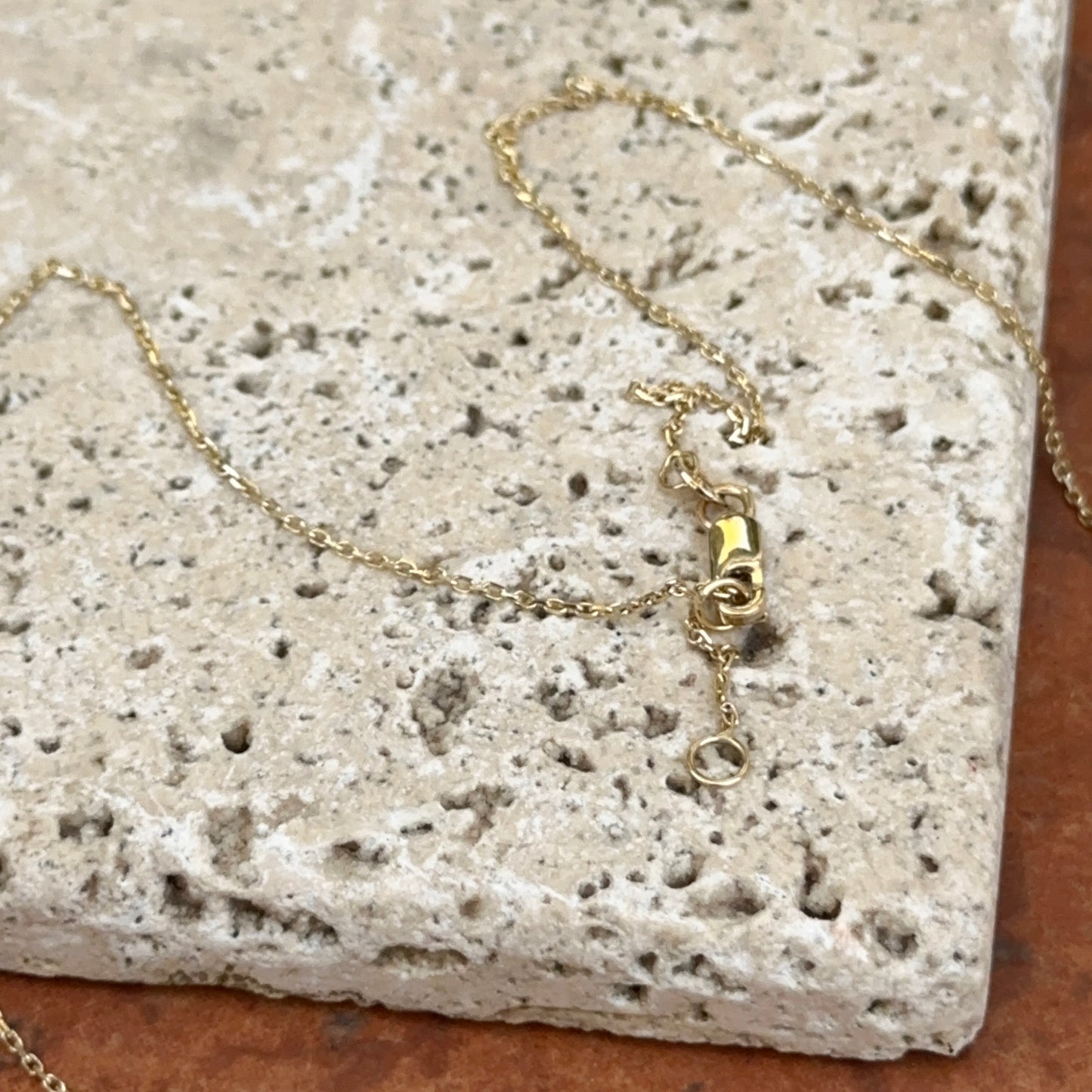 Estate 14KT Yellow Gold Bezel Blue Topaz Necklace