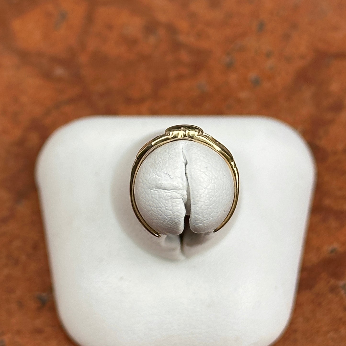10KT Yellow Gold Claddagh Toe Ring Adjustable