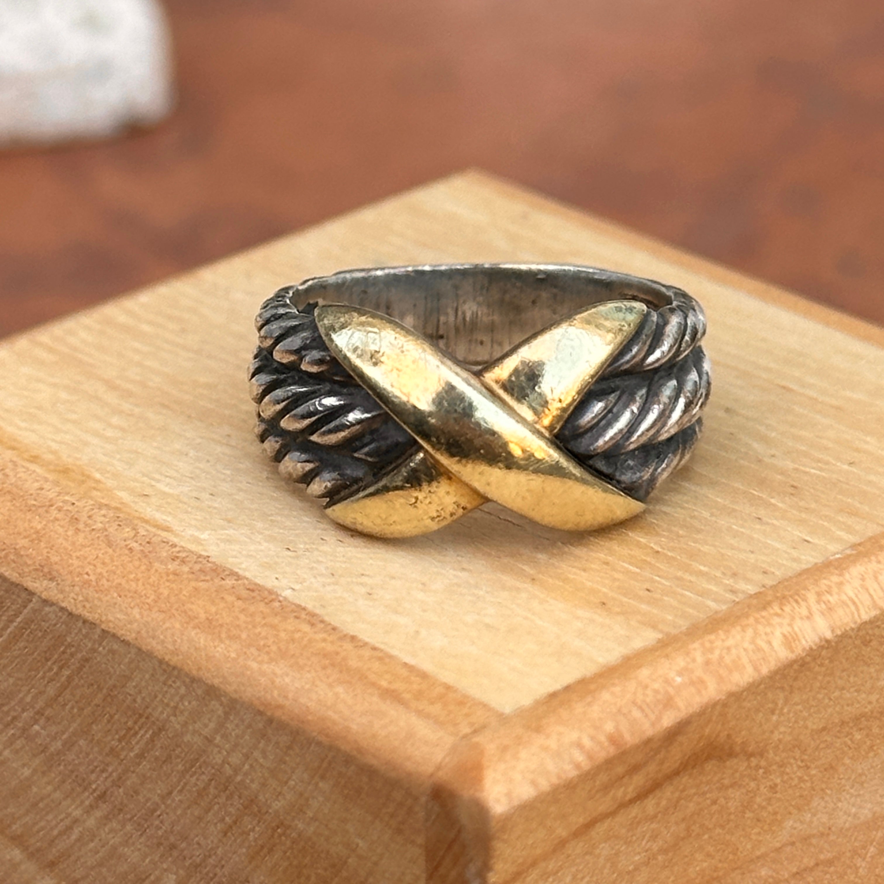 David Yurman Gold X offers Ring