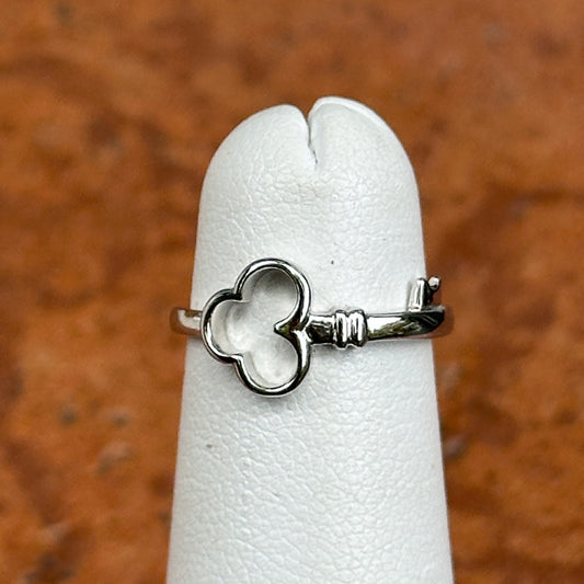 Sterling Silver Key Toe Ring