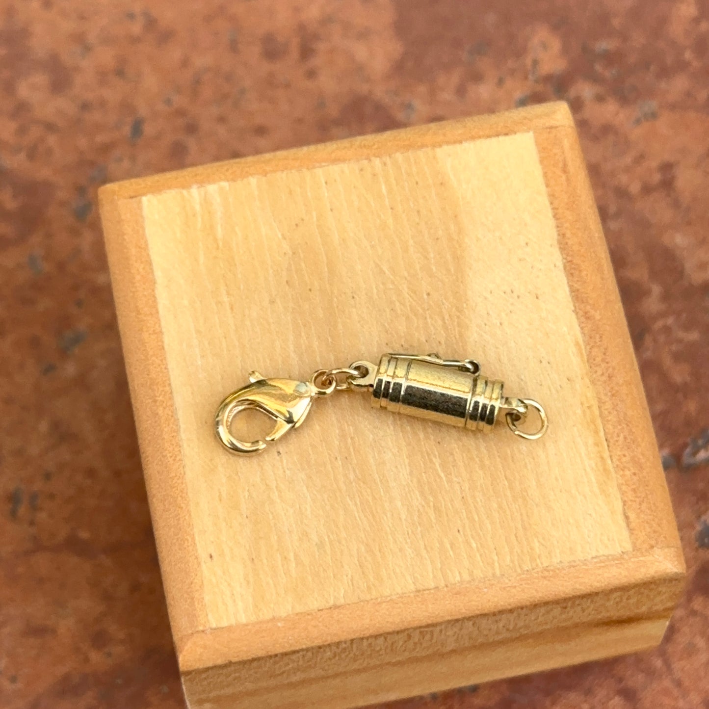 14KT Yellow Gold-Plated Magnetic Clasp Converter 32mm