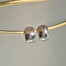 Load image into Gallery viewer, 14KT White Gold 9.5mm Wide Huggie Hoop Earrings