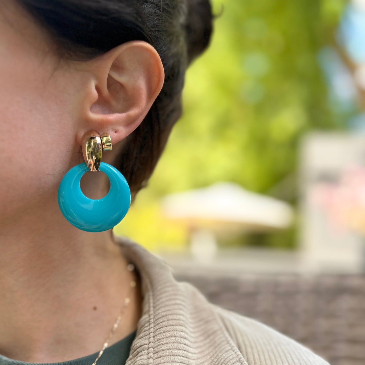 Estate Kenneth Jay Lane 2 Pairs + 2 Singles of Earring Charms