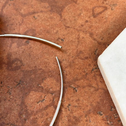 Sterling Silver 1.25mm Omega Collar Necklace 16"