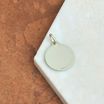 Sterling Silver Our Lady of Perpetual Help Medal Pendant 21mm