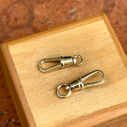14KT Yellow Gold Swivel Clasp Charm Holder