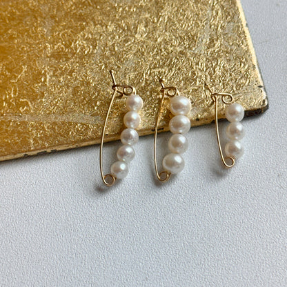 14KT Yellow Gold Freshwater Pearls Pearl Shortener Clasp