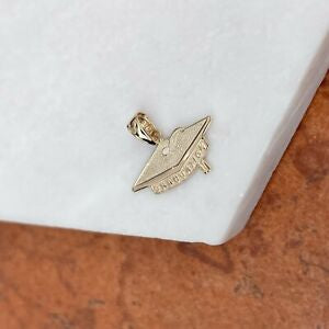 14KT Yellow Gold Graduation Cap Charm