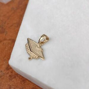 14KT Yellow Gold Graduation Cap Charm